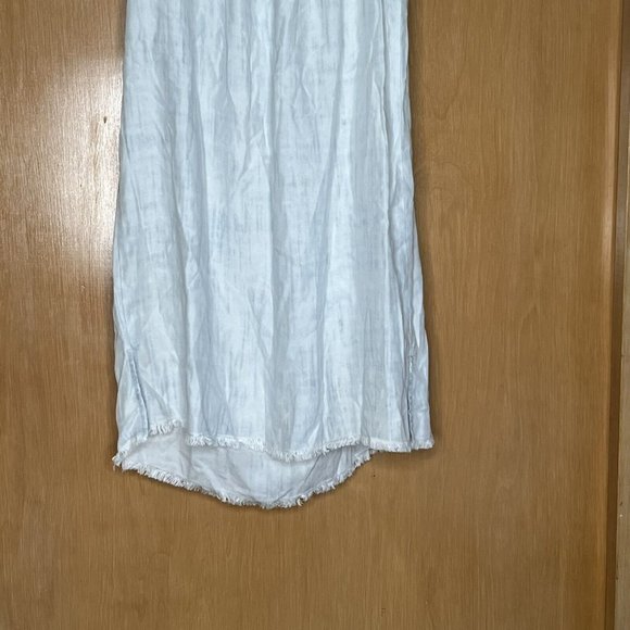 Cloth & Stone Womens Light Blue Chambray Off The Shoulder Mini Dress Size Small - Picture 9 of 12